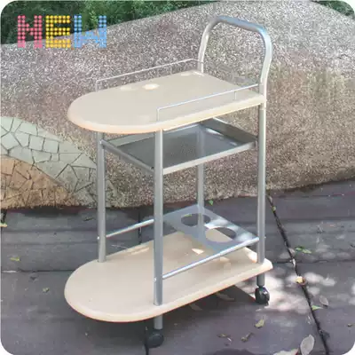 Pastoral style hotel hot pot restaurant 4s restaurant mobile delivery car Japanese trolley tea table with table