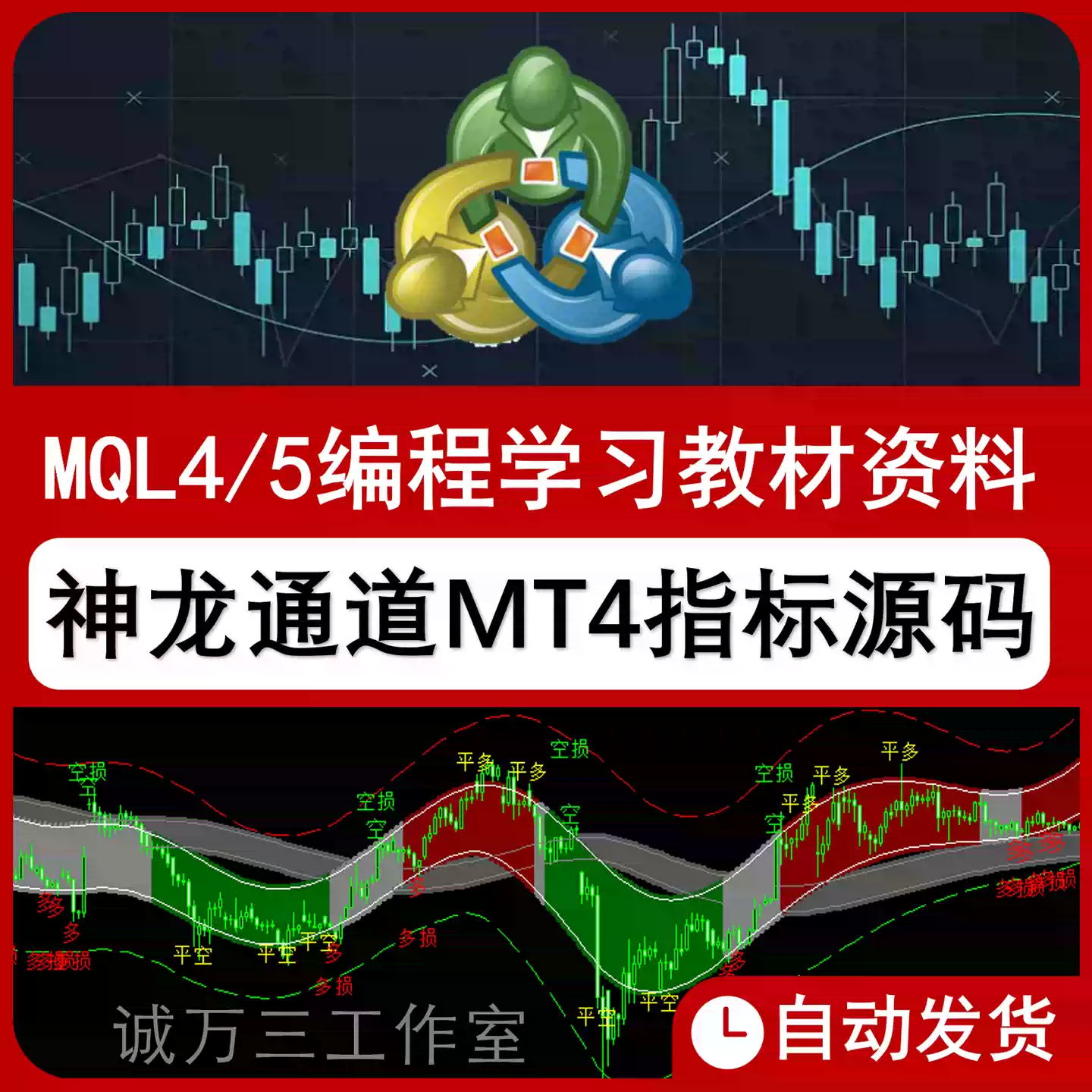 MT4/MT5指标神龙通道主图优化版MQL源码可编辑开发编程学习
