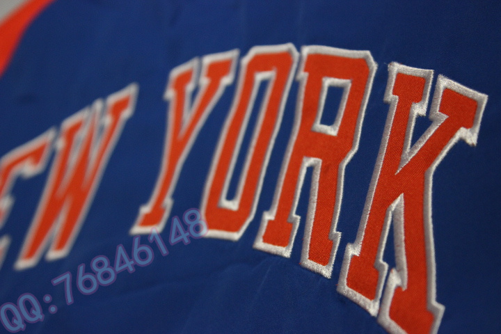 Mùa thu và mùa đông thêu bóng rổ quần áo đào tạo áo khoác thể thao Knicks xuất hiện quần áo cotton nam áo khoác giản dị quần áo cotton áo lông vũ anta