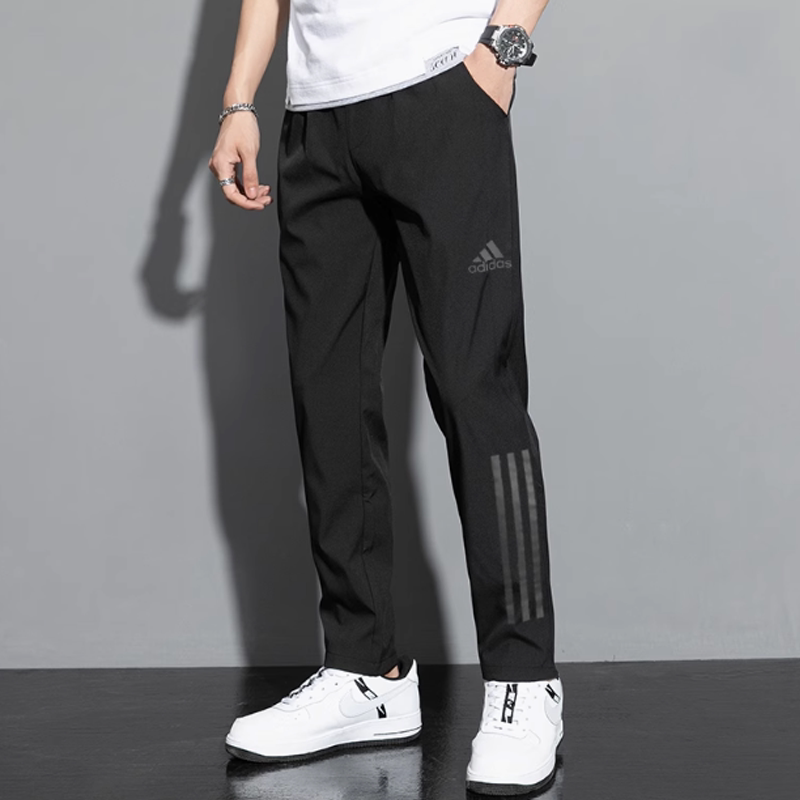 Adidas Men's Pants 2025 Summer New Football Training Sports Pants Casual Pants Woven Long Pants H57533
