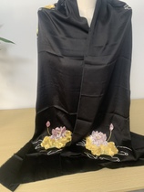 Su embroidery shawl hand embroidery shawl hand embroidery mulberry silk shawl Su embroidery scarf plate gold embroidery scarf plate gold embroidery