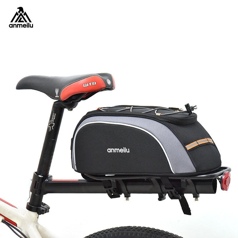 Driving charter car rear seat bag waterproof electric motorcycle pack bicycle tail bag rear shelf bag riding equipment