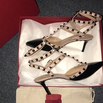 Leather rivet patent leather with source label