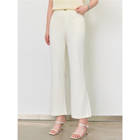 
[Beginning Yagami Pants] High elastic draped versatile slim pants, slim pants, fiber, large size women's clothing, fat mm summer clothing new style