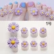 Nail Art Nhật Bản Toe Splitter Silicone Finger Splitter Daisy Drop rhinestone Làm móng tay Công cụ tách ngón chân - Công cụ Nail