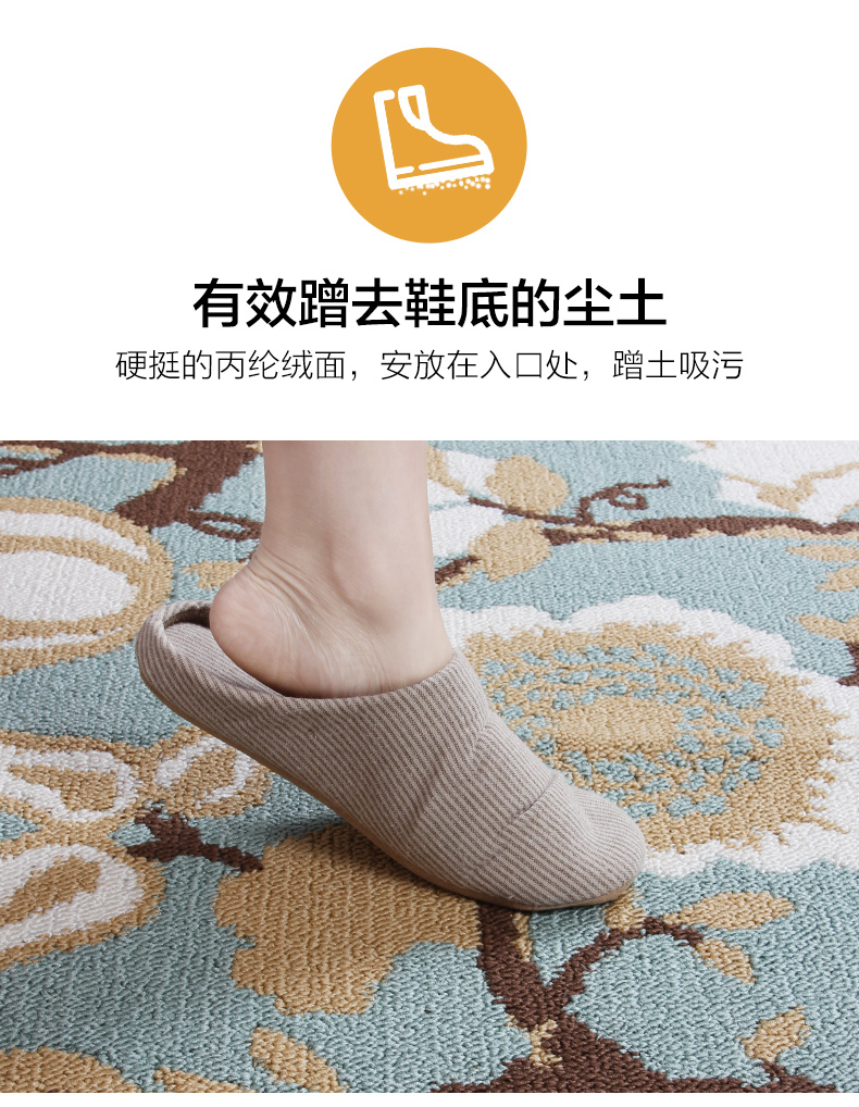 Dada thảm tấm thảm chùi chân mat thảm không trơn trượt ở phía trước của cửa lối vào cửa phòng tắm có thể được tùy chỉnh cắt thảm - Thảm sàn thảm xốp 1mx1m