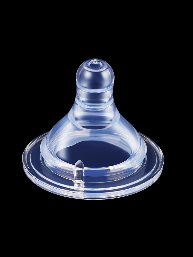 Newborn Baby Silicone Anti-Choking Baby Pacifier Simulating Breast Milk, Ultra-Soft Wide-Mouth Universal Soothing Baby Pacifier Buk Beisikar