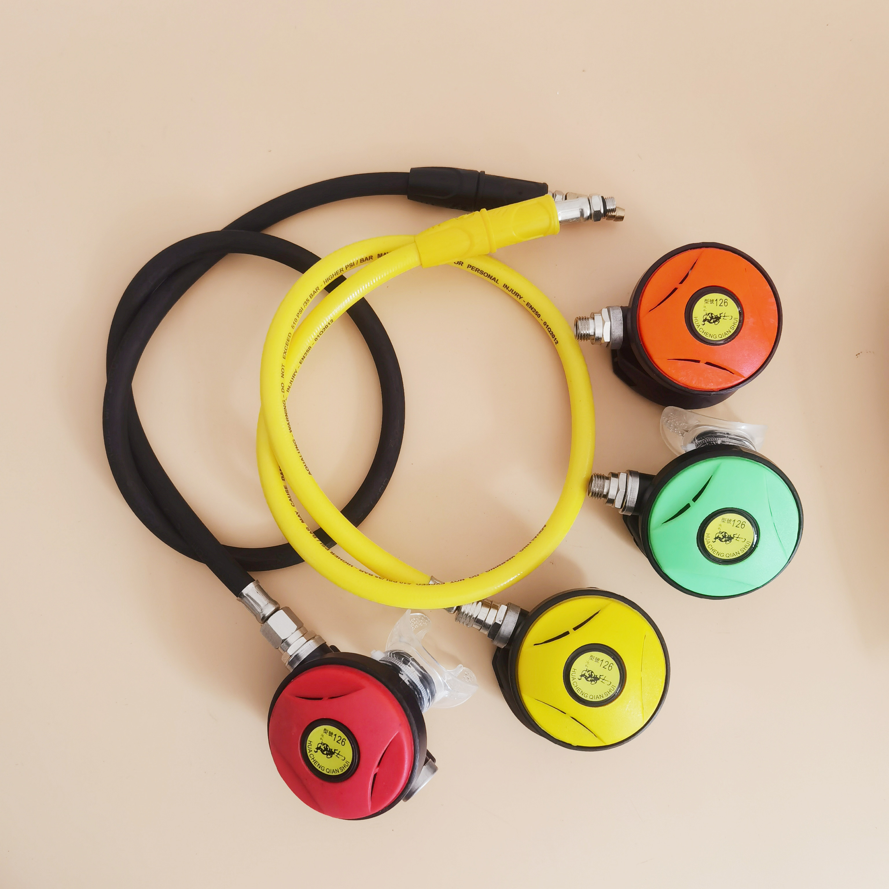 Full set of free rescue Aspirator Type Husei 126 Suction Regulator Underwater suction submersibles Suck Mouth Gum