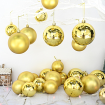 Christmas decorations 6cm8cm Christmas ball colored ball bright light ball 6 sets shopping mall hotel window ceiling layout