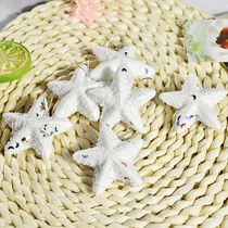 Christmas white snowflake five-pointed star Christmas foam star dress hanging ornaments Christmas decorations window arrangement