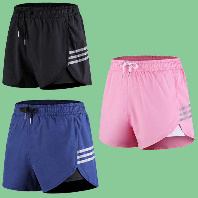 Sports Shorts Women Loose Casual 100 Hitch Summer Speed Dry Running Fitness Pants Anti-Walk Light High Waist Dance Yoga Pants