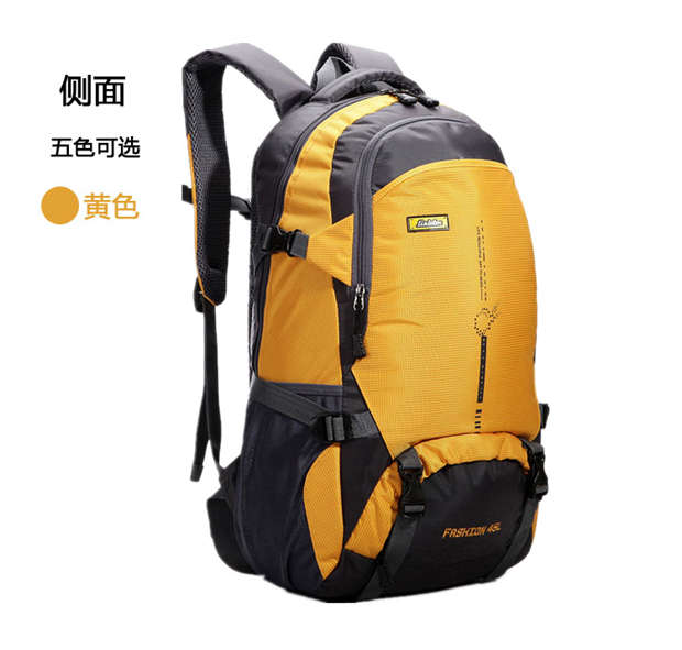 Túi leo núi ngoài trời Túi ba lô Thắp sáng túi du lịch giải trí cưỡi túi thể thao ba lô dành cho người lớn 45L cặp sách đi học