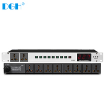 DGH Professional 8-way power sequencer stage 10-way socket sequence control manager filter computer central control