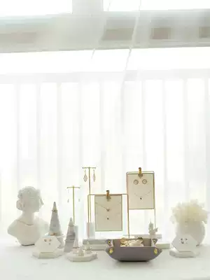 Jewelry display stand full copper hand clip set is Venus goddess diamond jewelry jewelry storage display props