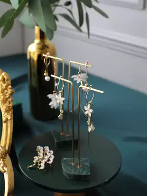 Jewelry display rack earrings necklace ring ear needle display board jewelry counter display props jewelry storage layer rack