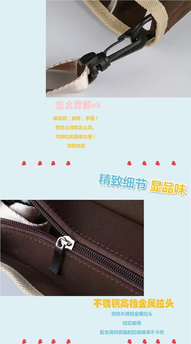 Aiko có một túi Mummy đa chức năng phong cách chéo chéo túi Mummy có thể được sử dụng để treo xe đẩy em bé Túi xác ướp túi đựng bỉm sữa hàn quốc