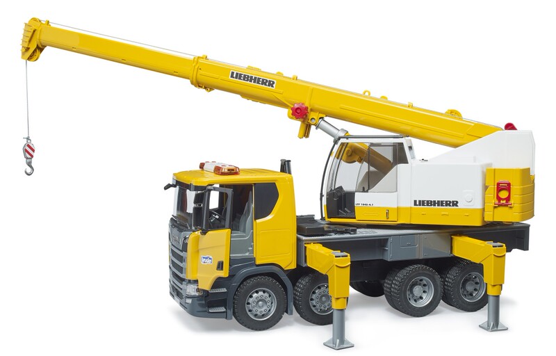 German Original Imported Bruder Scania Crane Model, Real Car Scale 1:16, Children's Toy Car German Original Imported Bruder Scania Crane Model, Real Car Scale 1:16, Children's Toy Car