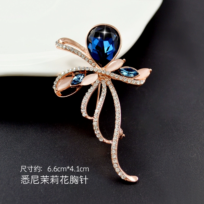 Peacock trâm phù hợp với trâm cài nữ phiên bản Hàn Quốc của cổ áo pha lê nhân tạo pin chủ đề khăn quàng cổ khóa khăn choàng Hàn Quốc với phụ kiện