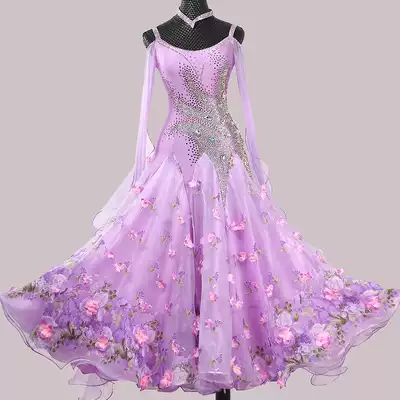 National standard dance dress dress competition dress Waltz modern dance dress women's high-end