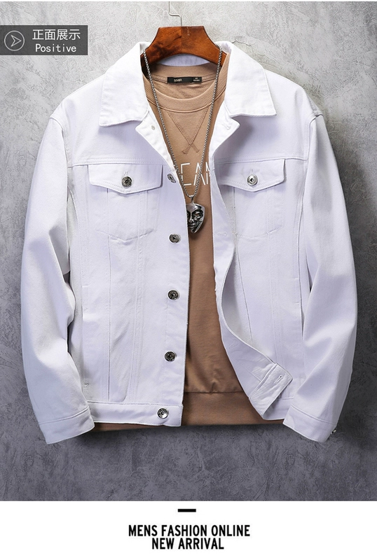 áo kiểu trung niên u50 Xuân Thu Hồng Denim Áo Khoác Nam Hợp Thời Trang Thương Hiệu Slim Fit Phong Cách Hàn Quốc Công Sở Áo Khoác Áo Sinh Viên Trẻ Dài Tay áo khoác gió nam cao cấp