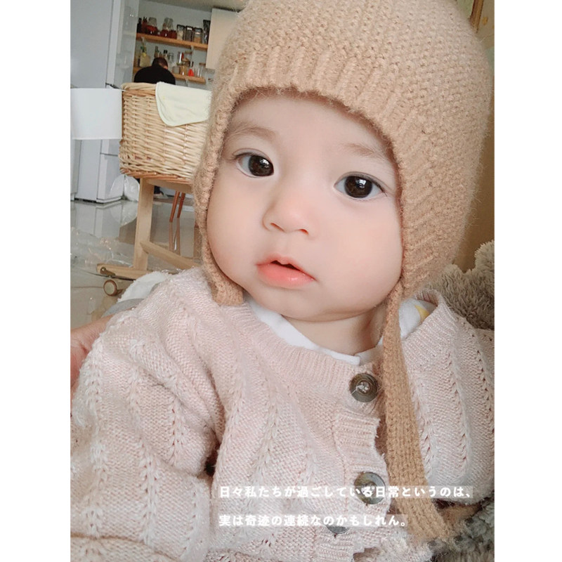 Beautiful cute baby painting poster doll big eye baby girl wall stickers Bed head warm decoration stickers BB fetal early education painting