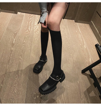 majealure summer thin silk stockings slim jk and kneecap high cylinder socks children black long cylinder socks over knee