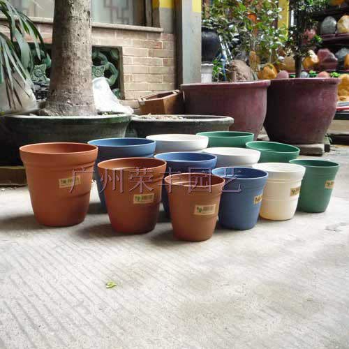 Crown Recommended-Taiwan Cuiyun Suo EH High Basin-New PP Plastic Flower Pots-Multi-color Multispec Optional