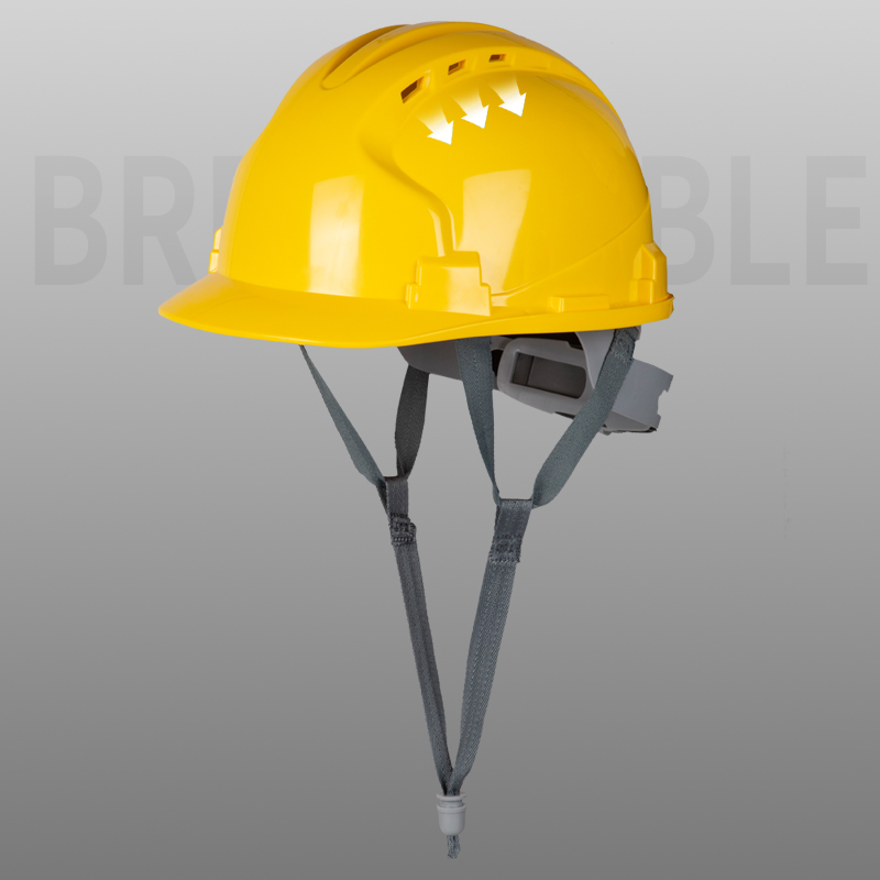Construction helmet construction site male construction project leader anti-smashing ABS printing breathable national standard thickened helmet customization