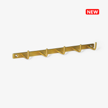 Curve handmade brass texture-like adhesive hook hook coat hook kitchen adhesive hook 2019 9 TB on