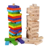 Дженга, башенка, конструктор, деревянная настольная игра, игрушка, учит балансу