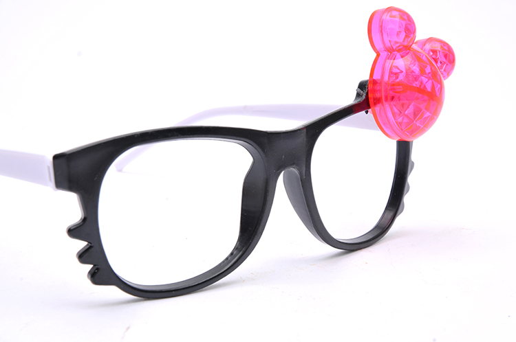 Phim hoạt hình trẻ em kính sáng khung kính flash khung mắt phát sáng kính trẻ em đồ chơi trang trí hình ảnh - Kính khung kính không gọng