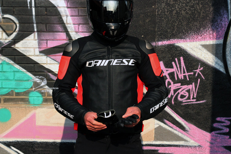 Macchiato-New Dennis dainese Racing 3 flagship motorcycle two-piece leather jacket