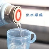 Портативный термос, вместительный и большой чайник для школьников и студентов, стеклянный вкладыш