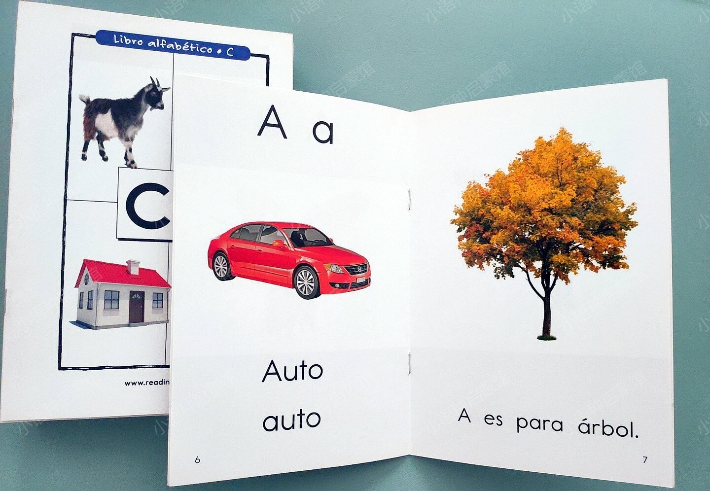 Little Tadpole Little Daren Point Reading Pen French Alphabet Book Spanish Alphabet Book Children's Spanish Enlightenment Primer