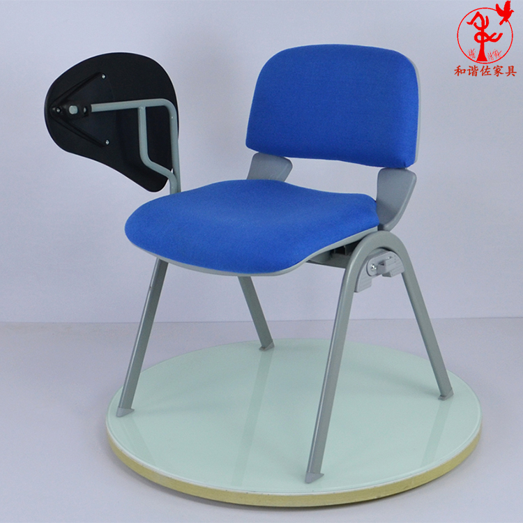 Harmony Zoo furniture training course table and chairs with writing plate meeting chair cloth art thickened press chair office chair