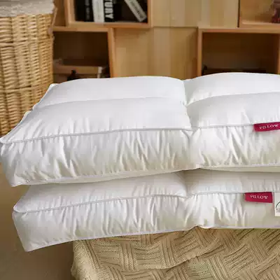 Export Japan super soft feather velvet pillow core medium low pillow Japanese five-star three-dimensional fiber pillow washable