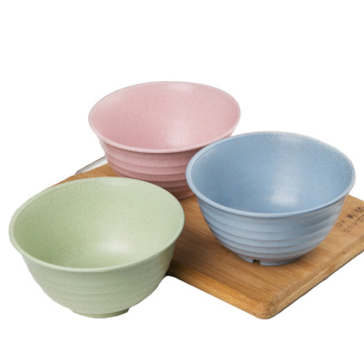 【莱马】饭碗小麦秸秆大公碗汤碗家用