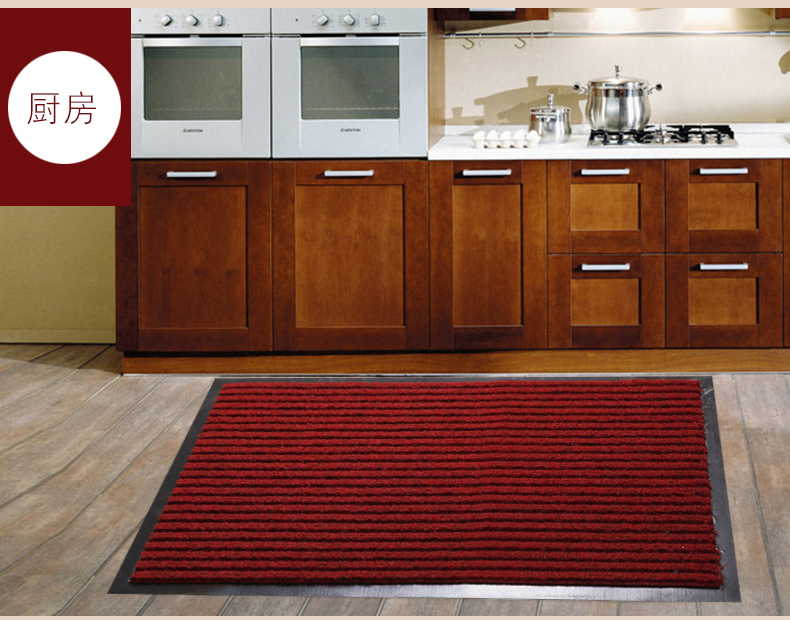 Đôi sọc thảm cửa Welcome Welcome Mat tiền sảnh không trượt SWrXPmzV bụi thảm thảm - Thảm sàn thảm xốp vân gỗ