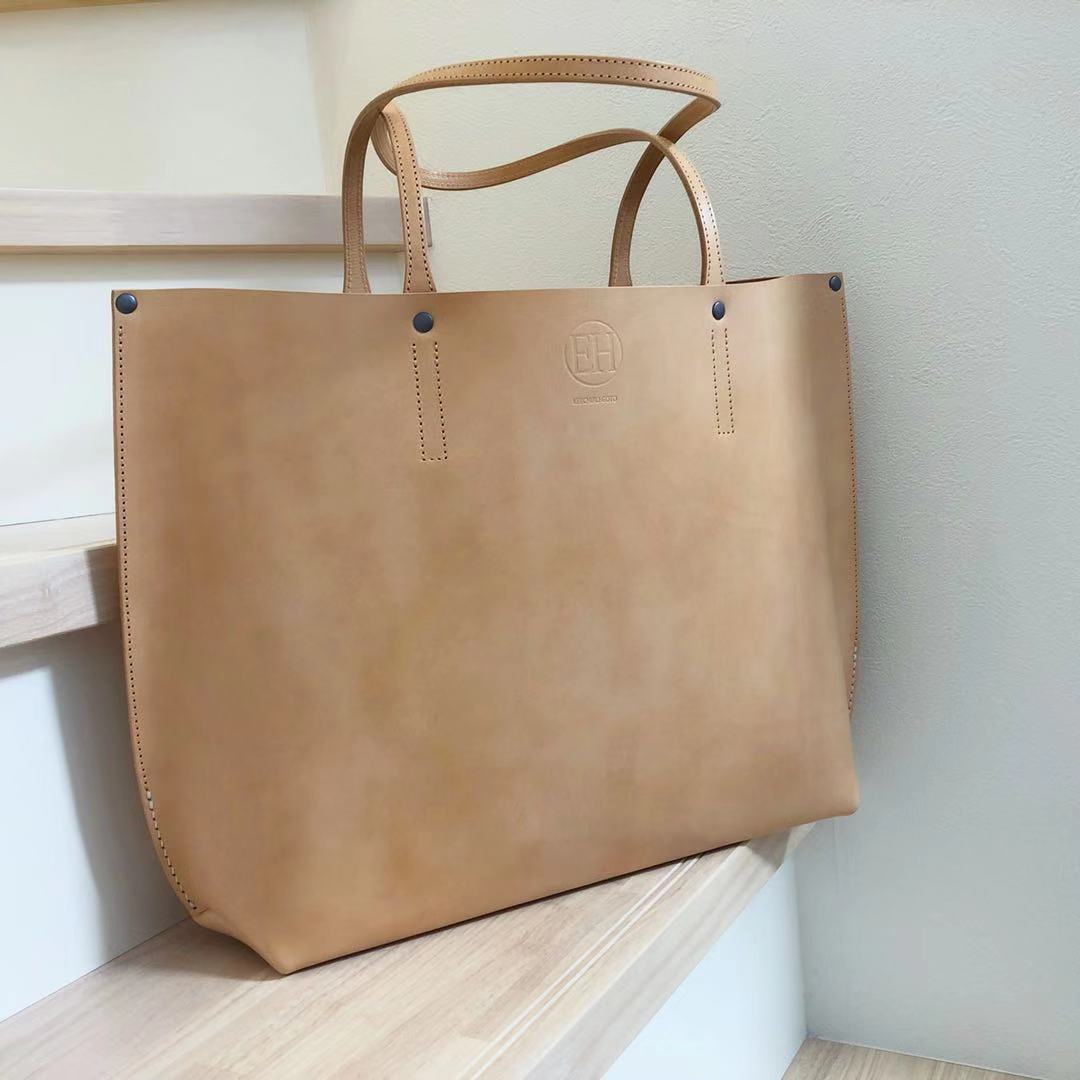 Japan REDMOON Red Moon EH-OPT-L genuine leather cow leather male and female tote casual fashion single shoulder handbag