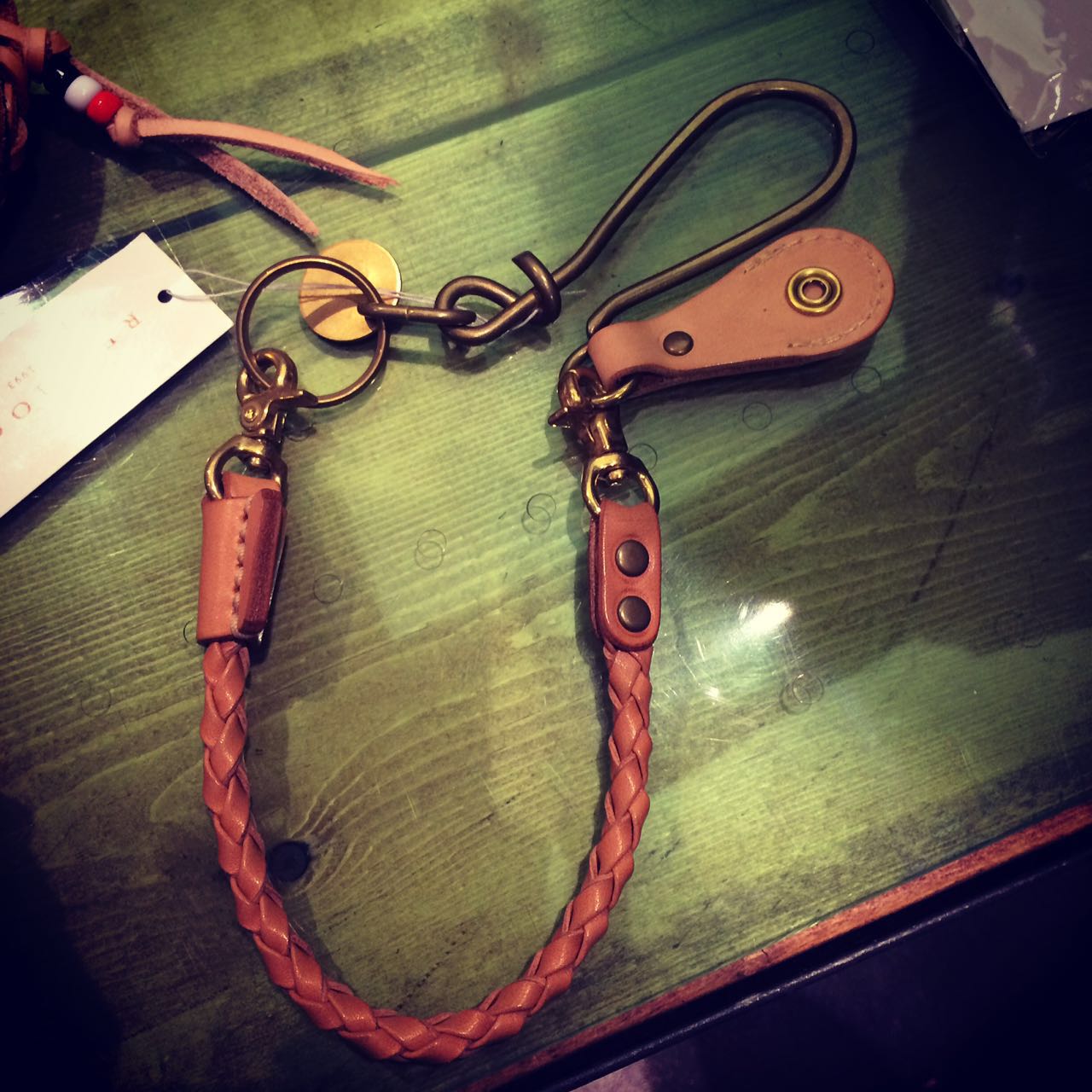 Japan REDMOON Red Moon Wallet GHOST Dedicated assorted leather rope RM-HSC-4SBF leather buckle GT1-AM