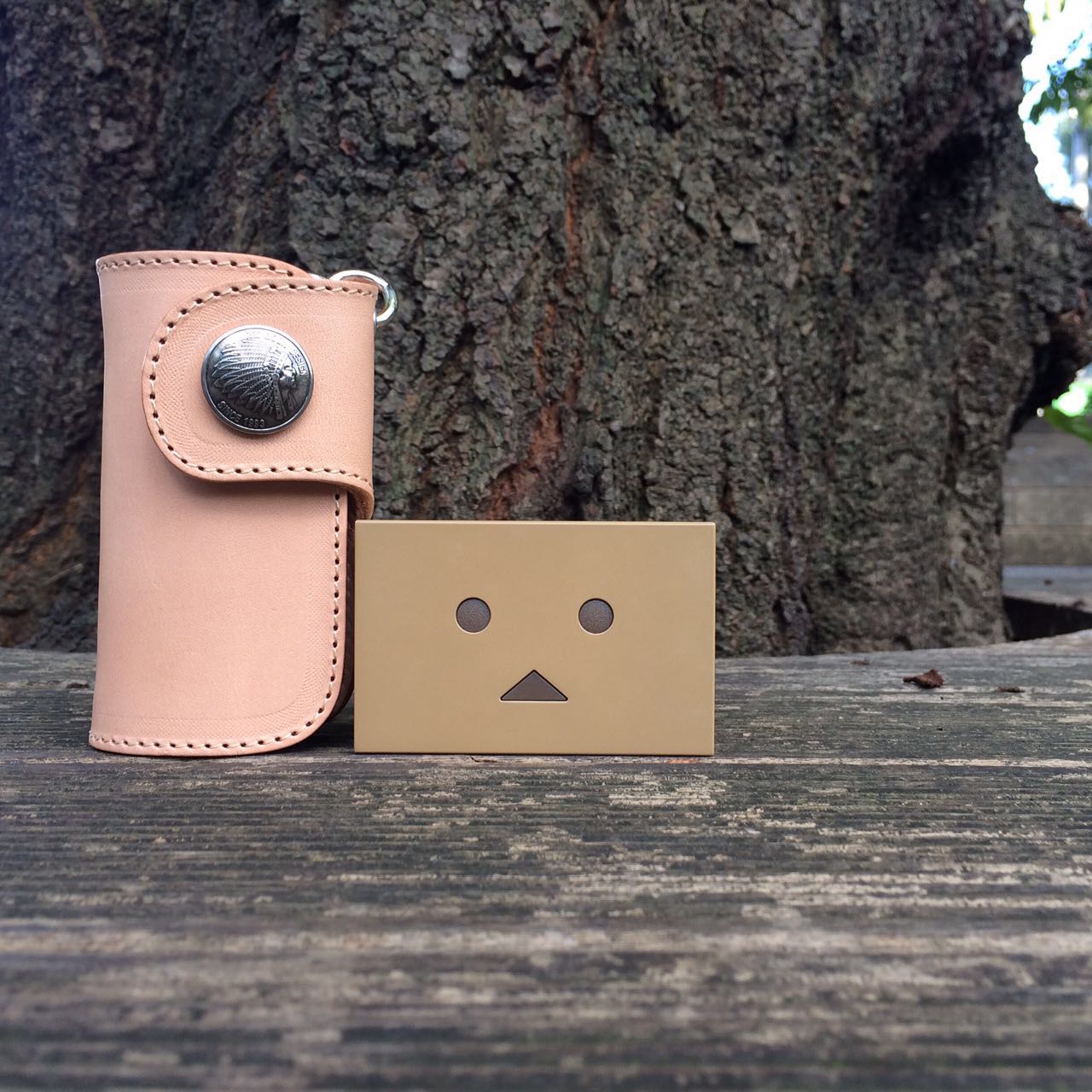 Official agent of Japan REDMOON Red Moon S-KCCW handmade genuine leather cowhide American retro casual key bag