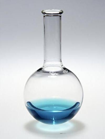 Round bottom flask Junior high school chemical experiment equipment Heating high quality glass