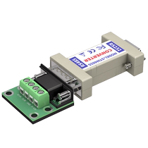 Tenfly 232 Turns 485 Converter Classe industrielle Passive Isolation Convertisseur Serial Port Protocol Module Newsletter Lightning Protection Surge Two-way Interoperable RS232 virage RS485 convertisseur 9 trous