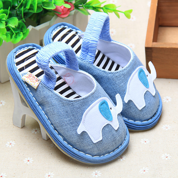 Pantoufles enfants en coton pour printemps - semelle tendon - Ref 986614 Image 26