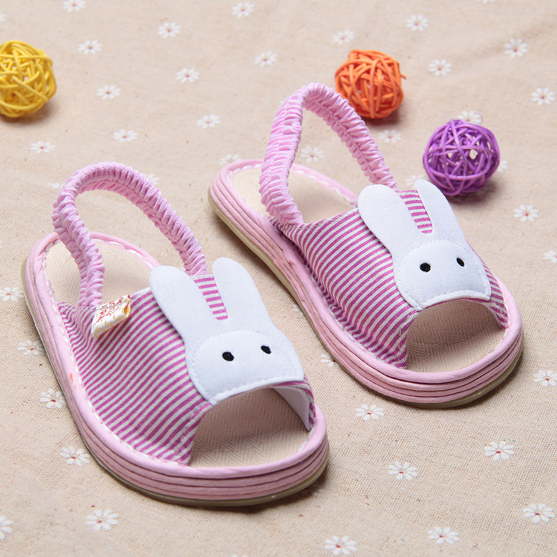 Pantoufles enfants en coton pour printemps - semelle tendon - Ref 986614 Image 32