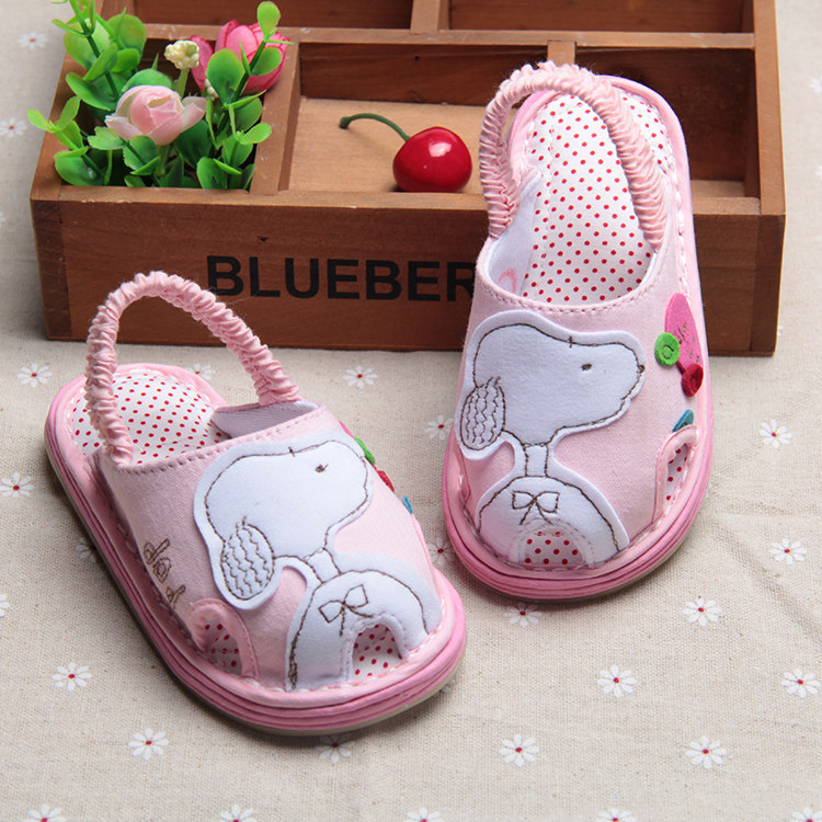 Pantoufles enfants en coton pour printemps - semelle tendon - Ref 986614 Image 18