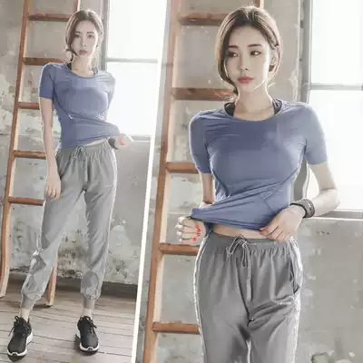 Sports set women 2021 New Spring Summer Net red yoga clothes gym quick dry autumn winter running leisure set