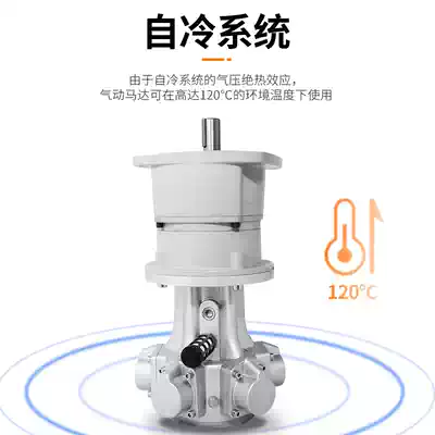 Liaogong high-quality aluminum shell piston motor with reducer Vertical Horizontal installation reduction ratio 1:5 1:15 1:20