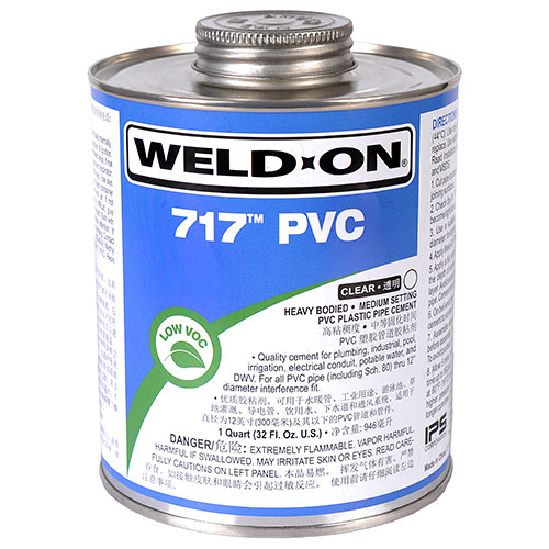 UPVC glue IPS717PVC glue piping adhesive WELLD-ON INDUSTRIAL GRADE Adhesives American Brands