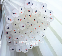 New Material PP Rod Food Grade Polypropylene Rod Pure White Plastic Stick Weight 0 9 91 0 Insulation Canon